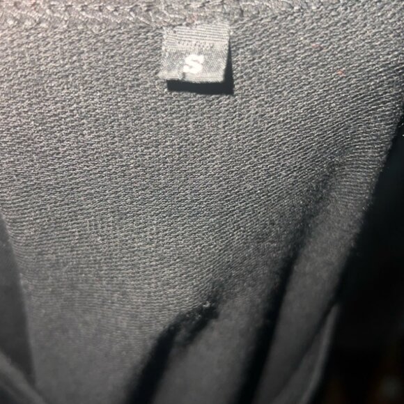 Womens Small Black White Gray Stripe Casual Loose Long Sleeve Pullover (GS3) - Picture 6 of 6